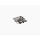 Undertone® 15.75" L x 17.5" W x 9.625" Medium Under-Mount Single-Bowl Kitchen Sink