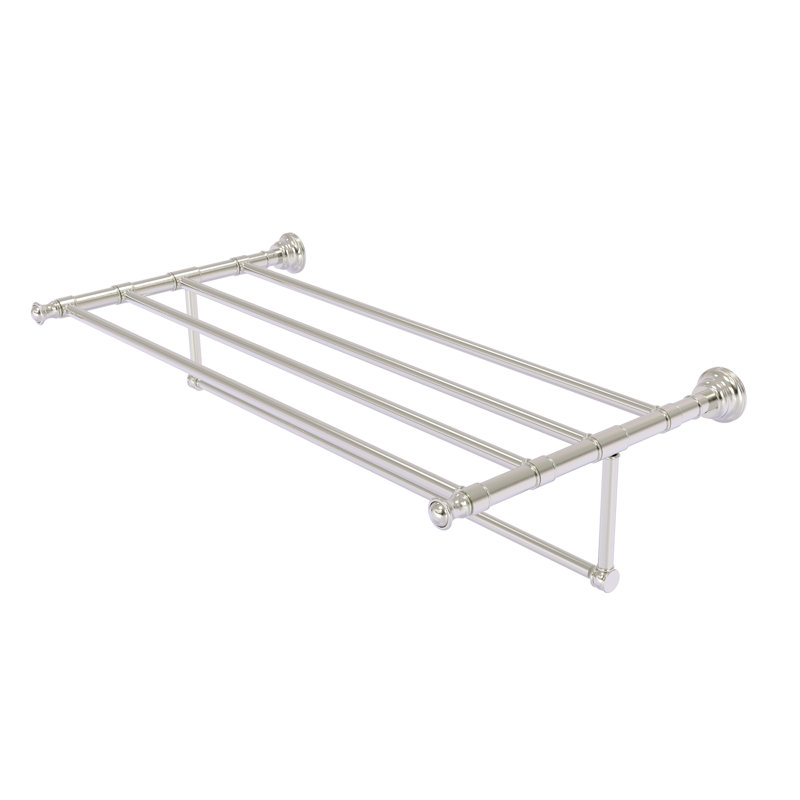 Freyja 3 Towel Rack, Satin Nickel, 13.7" D x 26" W x 6.5" D