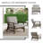 Shweta Solid Wood Outdoor Three Pieces Chair Conversation Seating Group With Cushions And Side Table-246522572-246522576