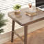 Bureau rectangulaire en bois massif noyer clair-109561855