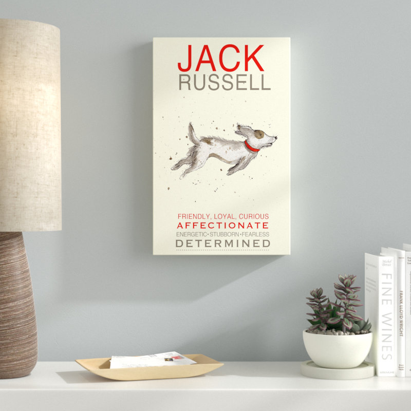 'Jack' Graphic Art Print on Wrapped Canvas, 19" H x 12" W
