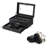 Watch Box Organizer 12 Slot Watch Case With Valet Drawer, Mens Watch Display Cases For Men
