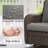 Bonia Outdoor 5-Pieces PE Wicker Patio Chair Seating Group with Cushions and Fire pit-589039207-589039204