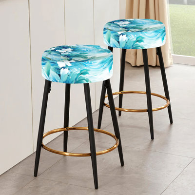 Ensemble de 2 tabourets de bar tropicaux Oceanic