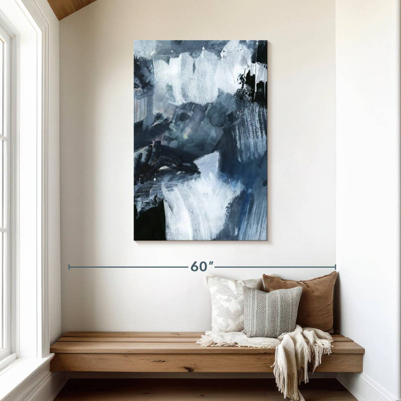 Avery Composition In Blue II, 45" H x 30" W