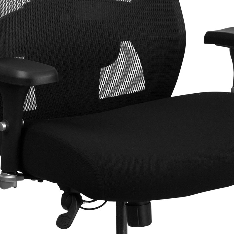 24/7 Intensive Use Big & Tall Mesh Executive Swivel Ergonomic Office Chair with Ratchet Back