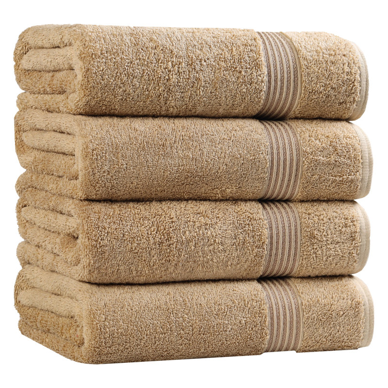 Oleg Heritage Egyptian Cotton Soft Absorbent Luxury Bath Towel, Grillé