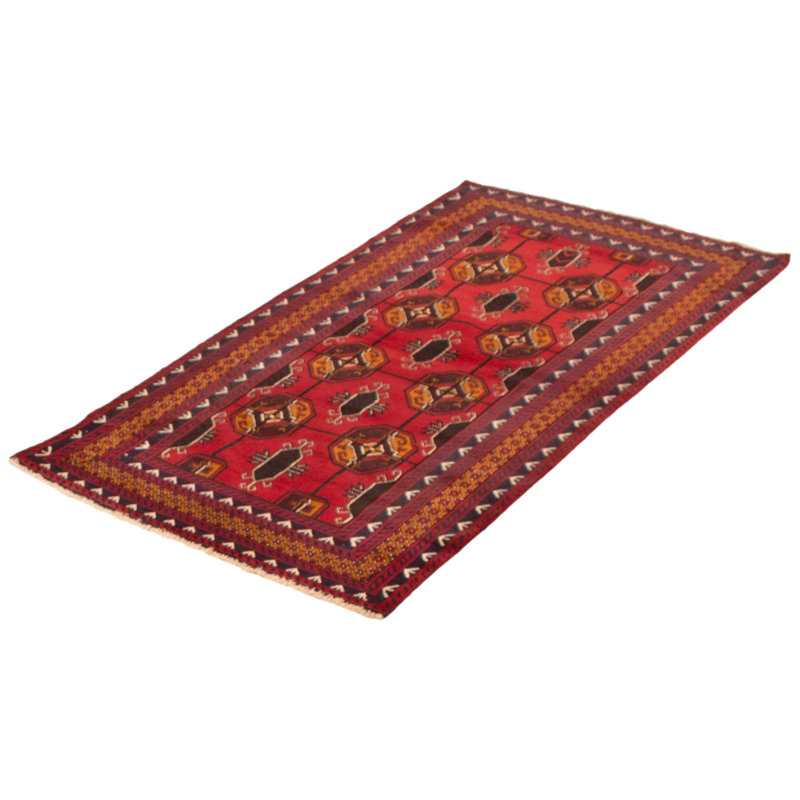 Kalgoorlie One-of-a-Kind 3'7" X 6'4" 2000s Wool Area Rug in Red