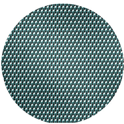 Chenille Geometric Indoor Rug