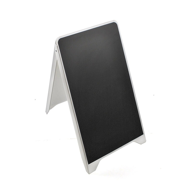 Black Double Sided Multi-Purpose Write-On and Adhesive Sidewalk Board 19.75"W X 34.65"H