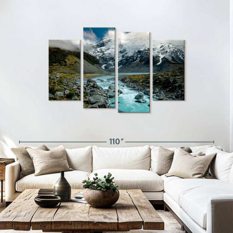 Hooker River Scenery, 22"H x 36"W
