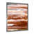 Impression argent sur toile encadrée
