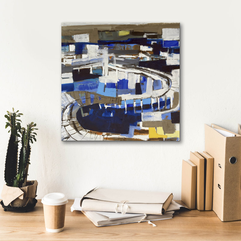  «Bridge 4» par Erin McGee Ferrell, art mural sur toile, 18 po x 18 po