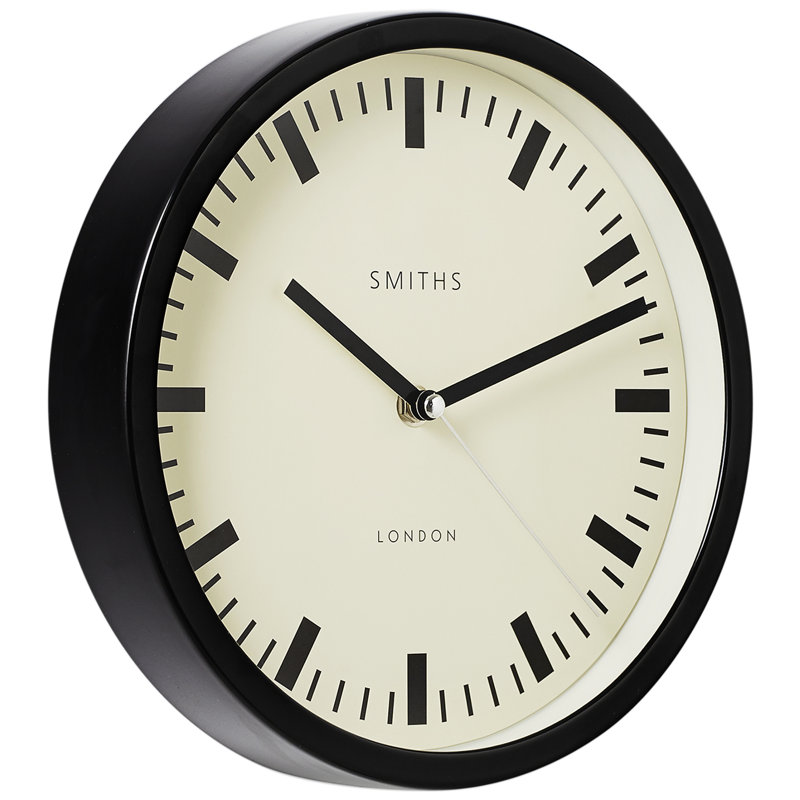 Smiths Metal Wall Clock - 25cm