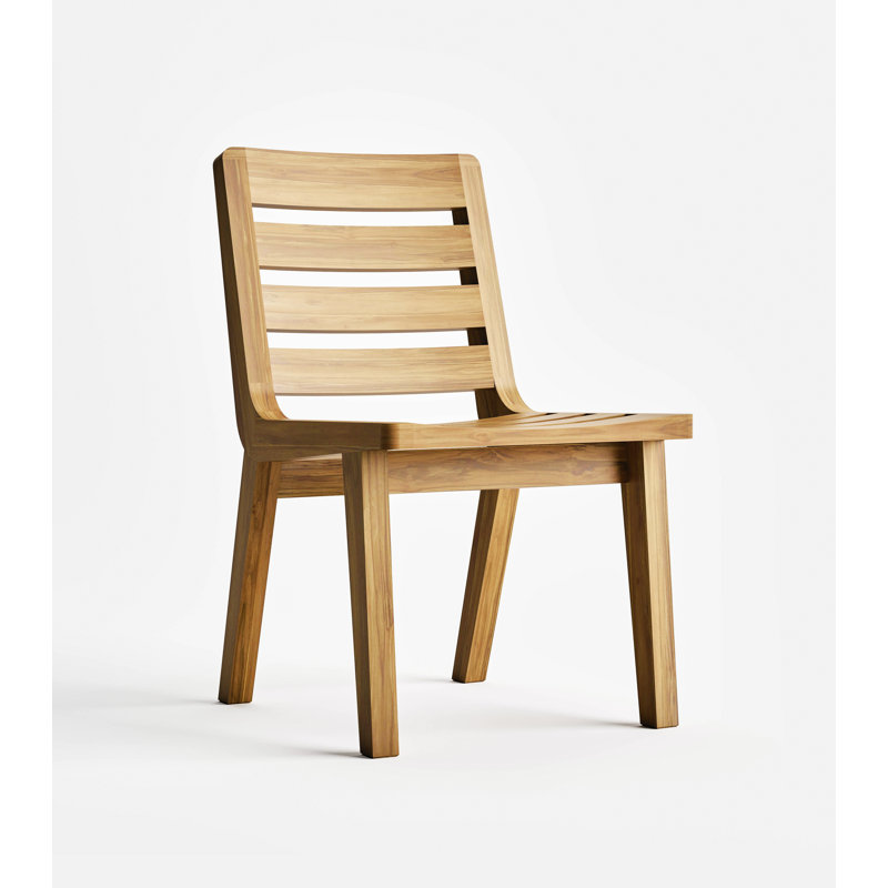 Casares Outdoor Teak Dining Side Chair