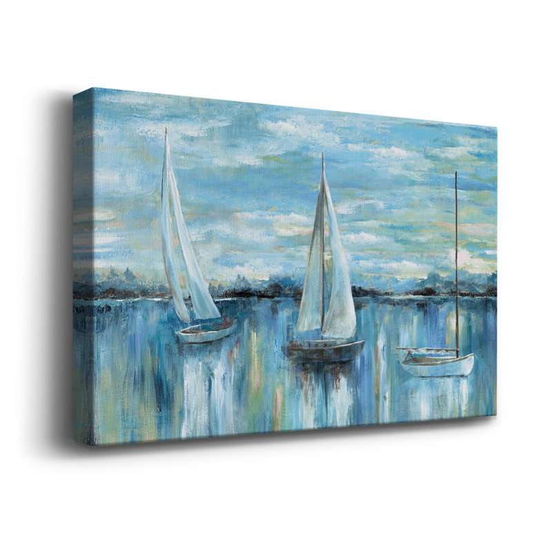 «Evening on the Bay», reproduction sur toile tendue, L 48 po x H 32 po