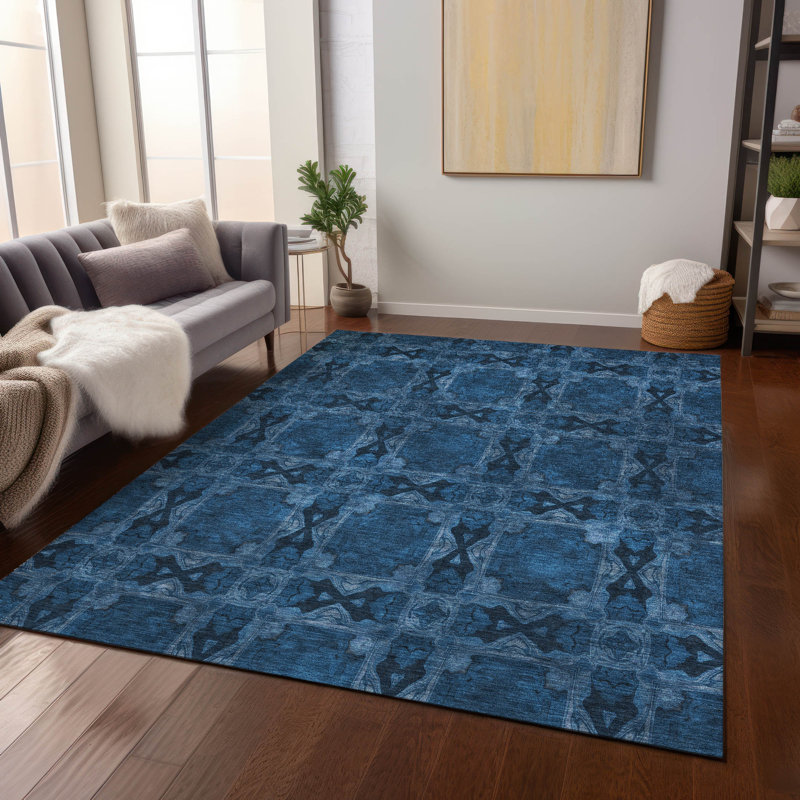 Tapis intérieur / extérieur Farragut, Rectangle 2 pi 6 po x 3 pi 10 po