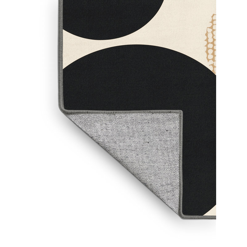 Tapis gris à motif géométrique moderne lavable à la machine, 2 x 5