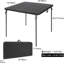 Table de jeu pliante portative en résine 34 x 34 po Redcamp-89208518