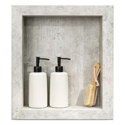 Niche de douche imperméable en vinyle 17,5 po x 15,5 po Palisade