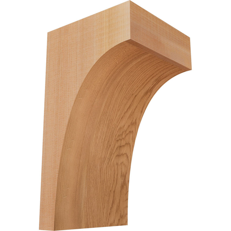 Huntington Corbel, H 10 po x l 5,5 po x P 6 po, Lisse, Cèdre rouge