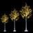 Birch Snow Lighted Trees and Branches-1641773521