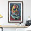 Portrait of Selbstbildnis by Alexej Von Jawlensky - Picture Frame Painting-62759012-62759014