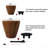 Plastic Self-Watering Planter For Indoor, Outdoor-1187099752