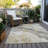 Machine Washable Indoor/Outdoor Cinead ACN1709 Gold Rug-104723721