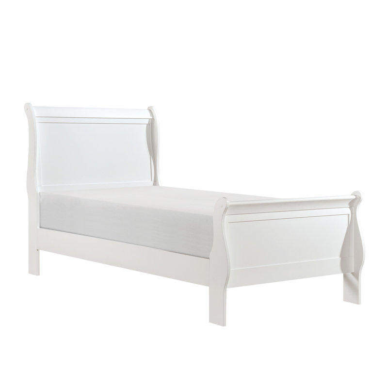 Lit-bateau Chasyn, Simple, Blanc