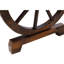 Banc en bois pour 2 personnes, brun style rustique extérieur pour 2 personnes
