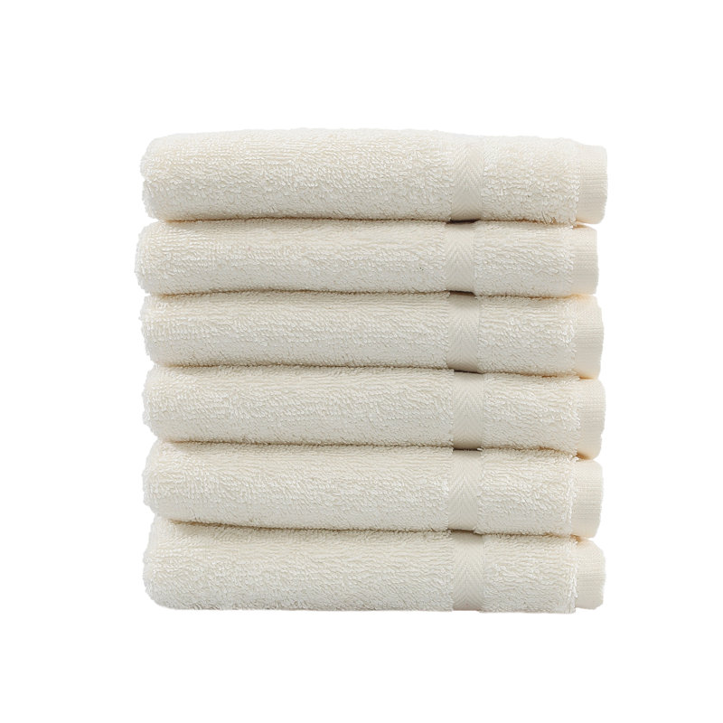 Denzi Turkish Cotton Washcloth, Cream