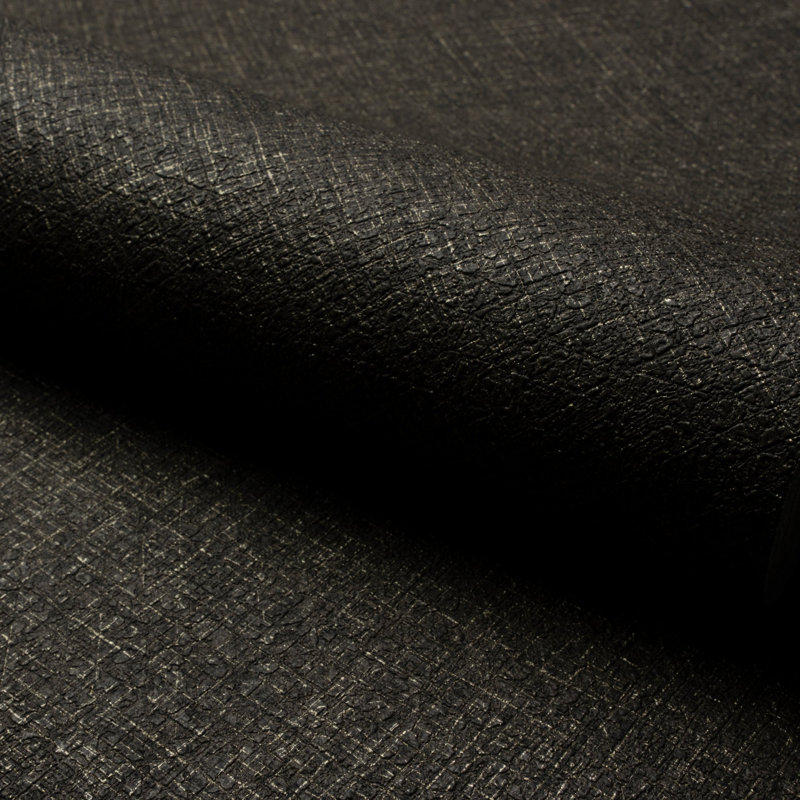 Concept Collection Graphic Concrete Double Width 42-inches Wide Wallpaper Roll, Black