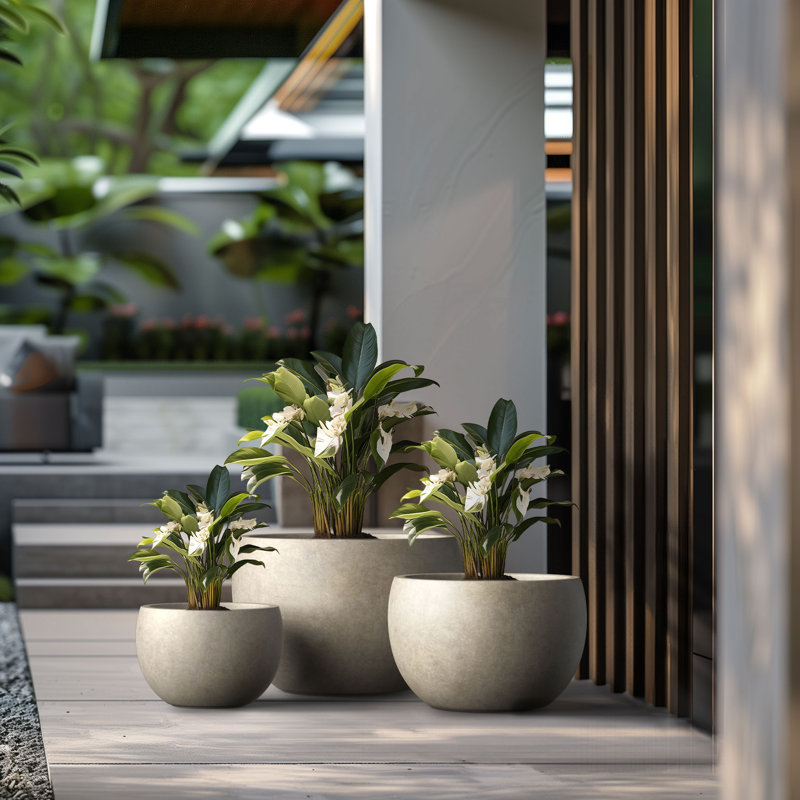 Amethy Handmade Pot Planter, Pale Yellow
