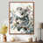 Brown Floater Framed