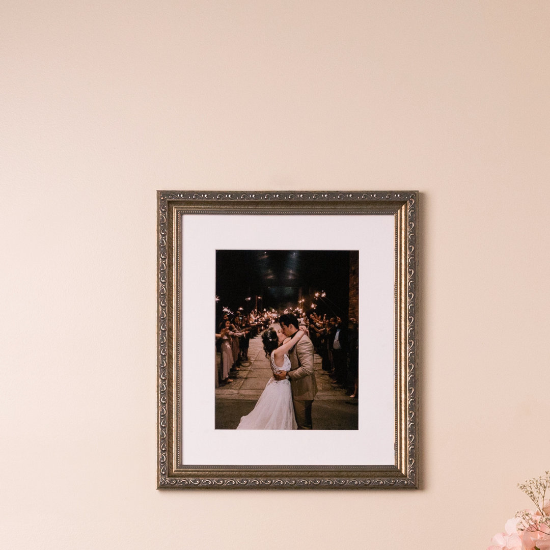 Baptiste Silver Wood Matte Picture Frame Ophelia & Co. Picture 