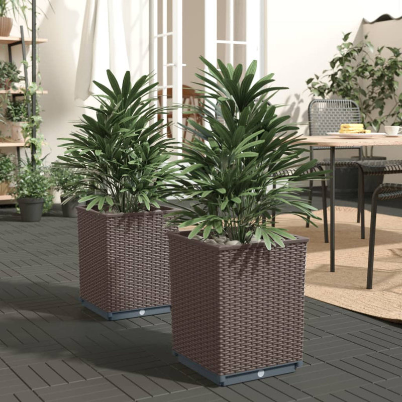 Ornela Planter Box, Brown, 2