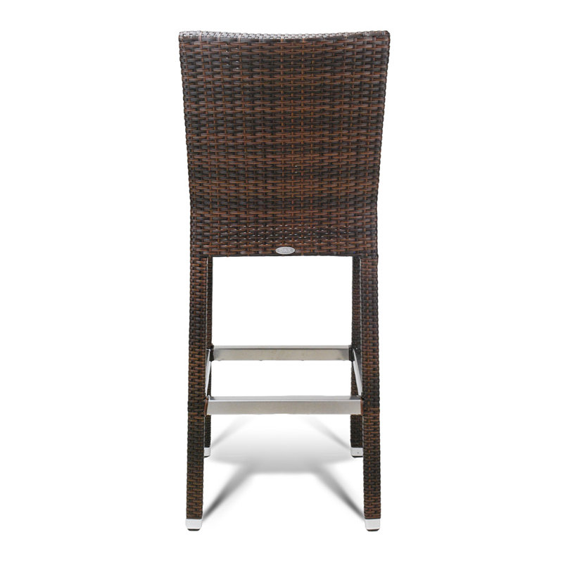 Asbury Patio Bar Stool, Safari Brown