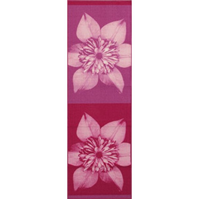 Geometric Flatweave 22cm X 55cm Area Rug