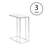 Glass Top End Table