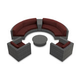 District Outdoor 6 - Piece Conversation Set