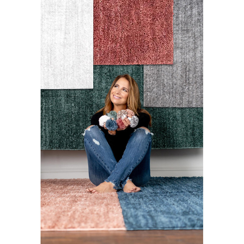 Tapis à poils longs Vannino Jill Zarin, Rectangle 4 pi x 6 pi