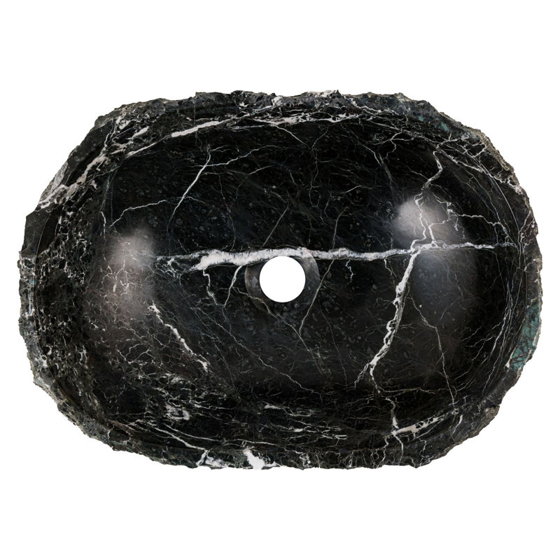 Ivy Bronx 450mm L x 330mm W Marble Oval Sink