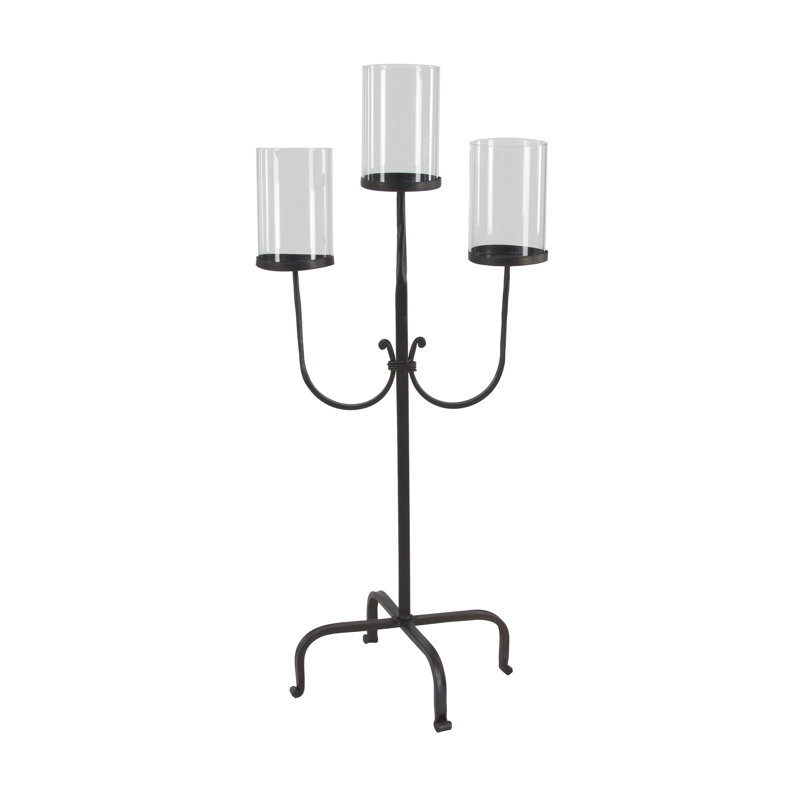 28'' H Iron Tabletop Candelabra