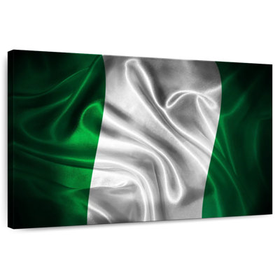 Borges, vignette du drapeau nigérian