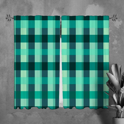 Paire de rideaux obscurcissant en polyester Maryori