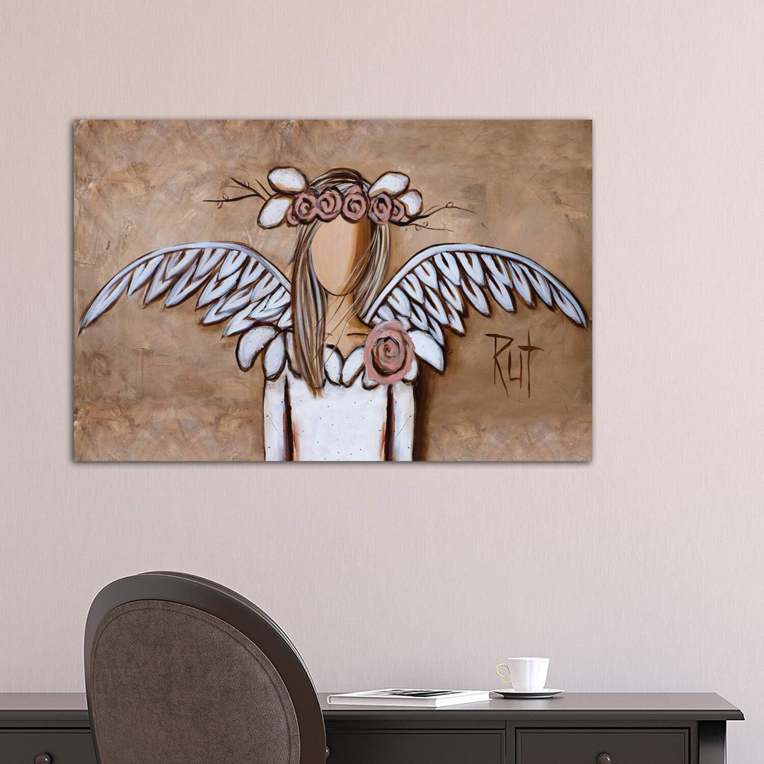 Rosy - Wrapped Canvas Graphic Art Print