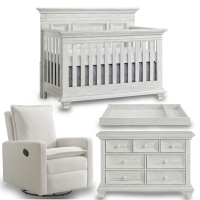 Weston Convertible 4 Piece Nursery Furniture Set