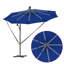 Umbrella with LED Strip Lights Polyester and Aluminium Outdoor Parasol-1633500815-1633500814