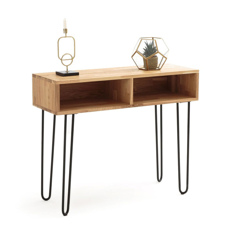 Cornette 100cm Solid Wood Top Console Table